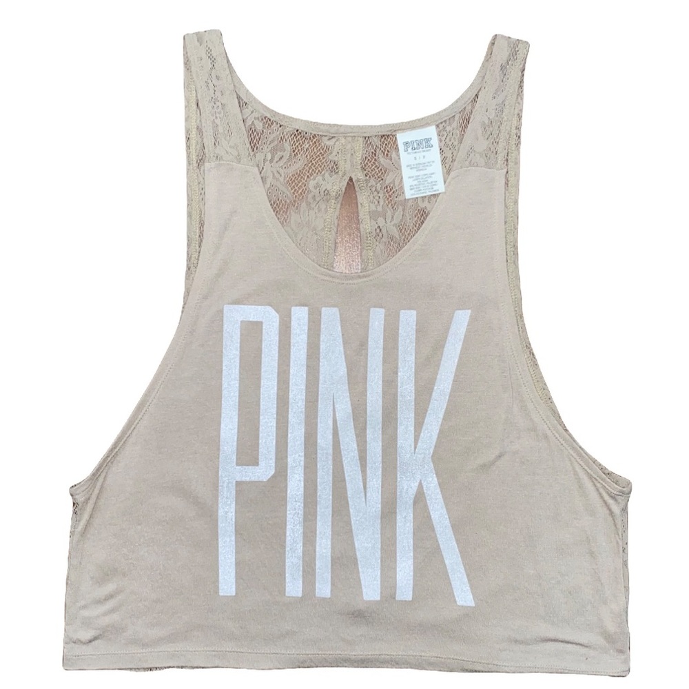 VS Pink Lace Tank